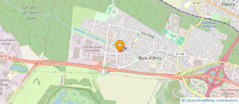 localisation de l'entreprise HOUZE DIDIER FIORELLO EMILIE  BOIS D ARCY