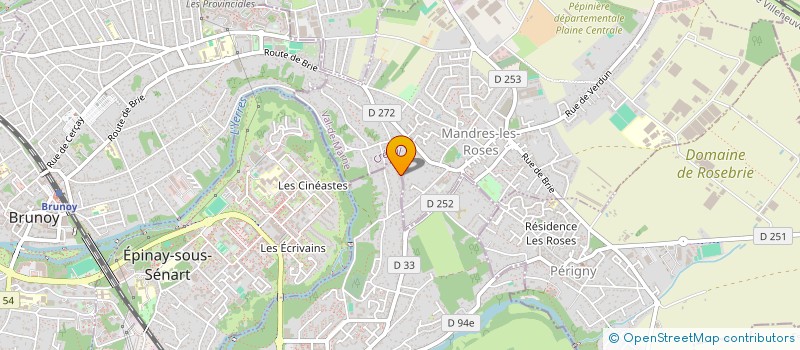 localisation de l'entreprise HOUZE IMMO  BOUSSY-SAINT-ANTOINE