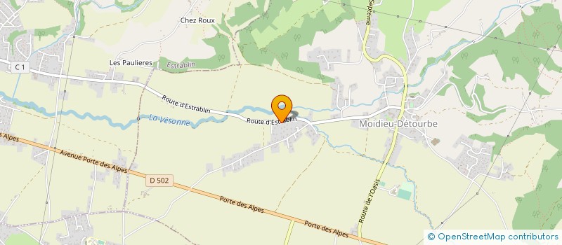 localisation de l'entreprise HOUZELOT  MOIDIEU-DETOURBE