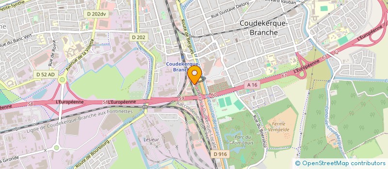 localisation de l'entreprise HOUZET FORME à COUDEKERQUE-BRANCHE