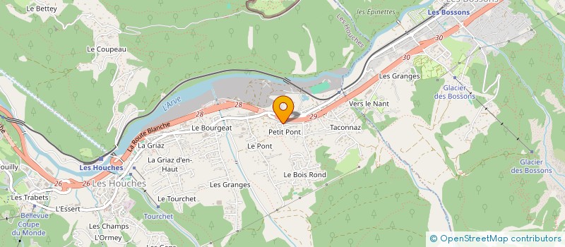 localisation de l'entreprise HOV3 à LES HOUCHES