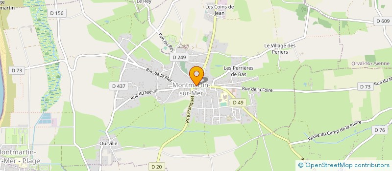 localisation de l'entreprise HOVAL  MONTMARTIN-SUR-MER