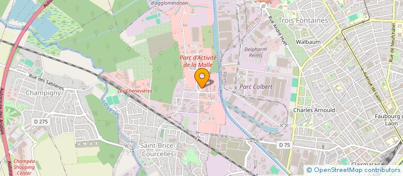 localisation de l'entreprise HOVELLAS  SAINT-BRICE-COURCELLES