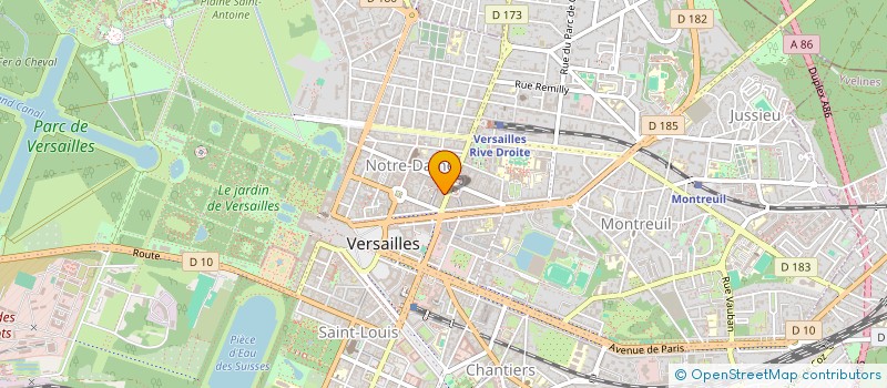 localisation de l'entreprise HOVER FOCUS à VERSAILLES