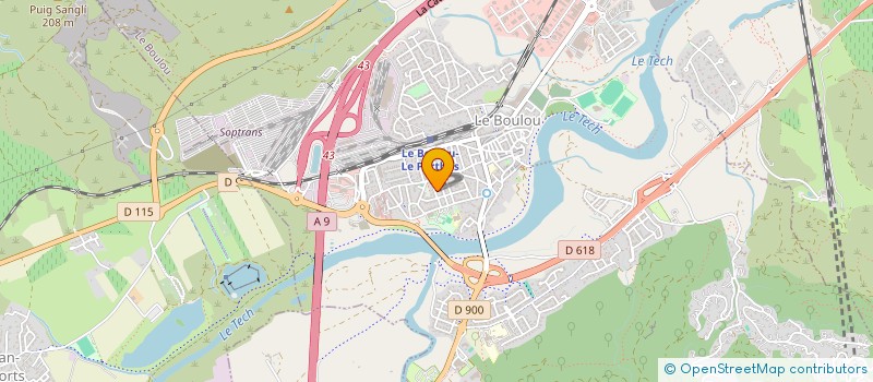 localisation de l'entreprise HOVERMOOV  LE BOULOU