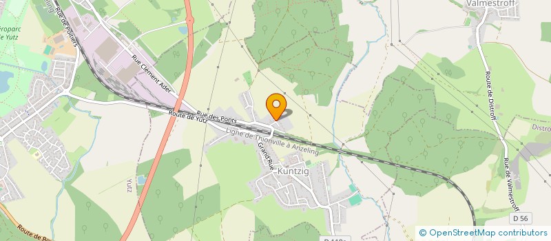 localisation de l'entreprise HOVERT  KUNTZIG