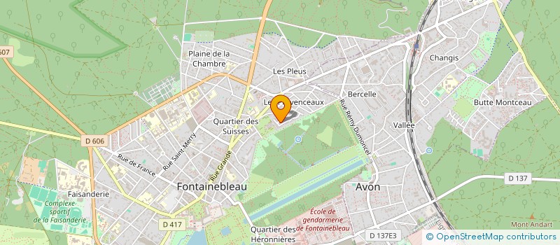 localisation de l'entreprise HOVISI 22  FONTAINEBLEAU