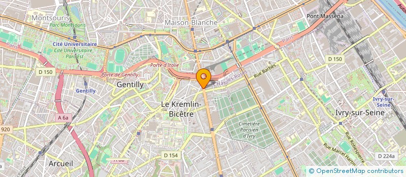 localisation de l'entreprise HOWAIDA BAT  LE KREMLIN-BICETRE