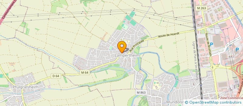 localisation de l'entreprise HOWALD COIFFURE  LAMPERTHEIM