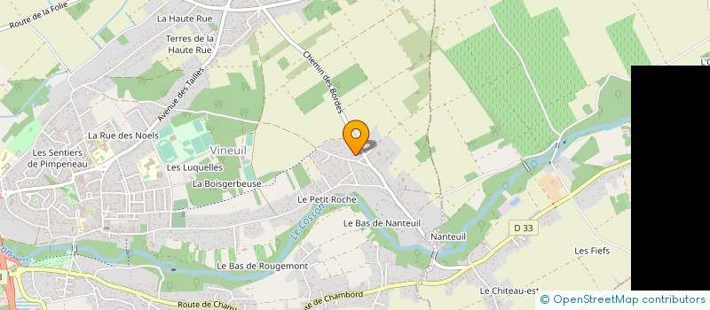 localisation de l'entreprise HOWARD à VINEUIL