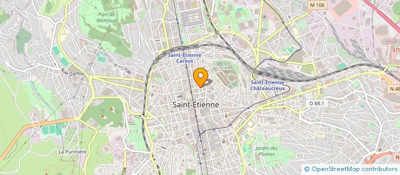 localisation de l'entreprise HOXMO à SAINT-ETIENNE