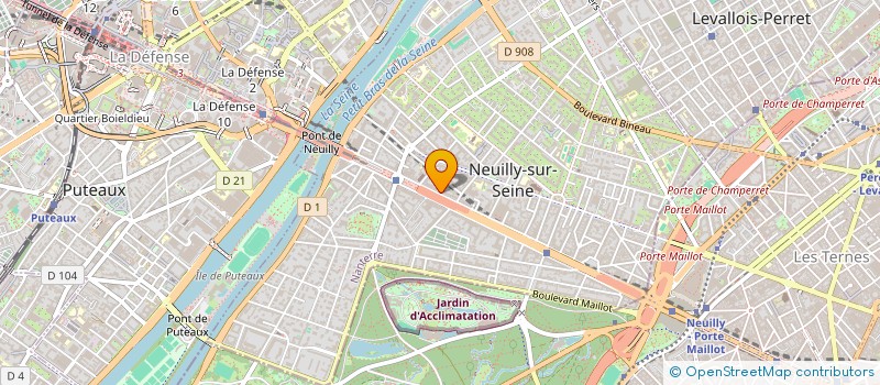 localisation de l'entreprise HOXTON PARTNERS à NEUILLY-SUR-SEINE
