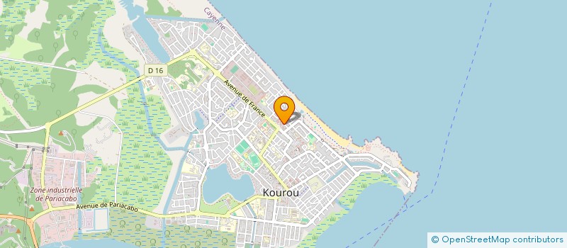 localisation de l'entreprise HOYA à KOUROU