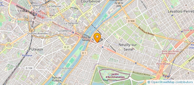 localisation de l'entreprise HOYER SPECIAL LOGISTICS FRANCE à NEUILLY-SUR-SEINE
