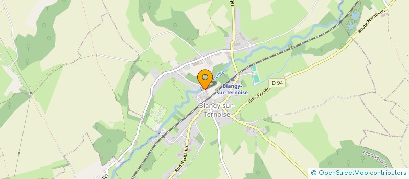 localisation de l'entreprise HOYEZ-BOUVEUR  BEALENCOURT