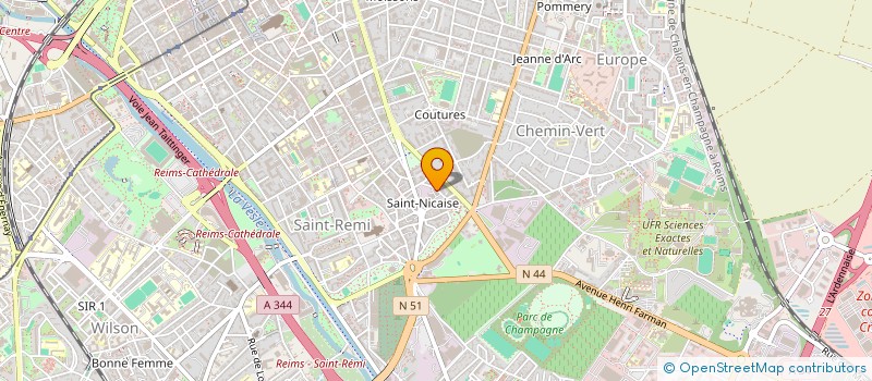 localisation de l'entreprise HOYEZ CAMALPIE  REIMS