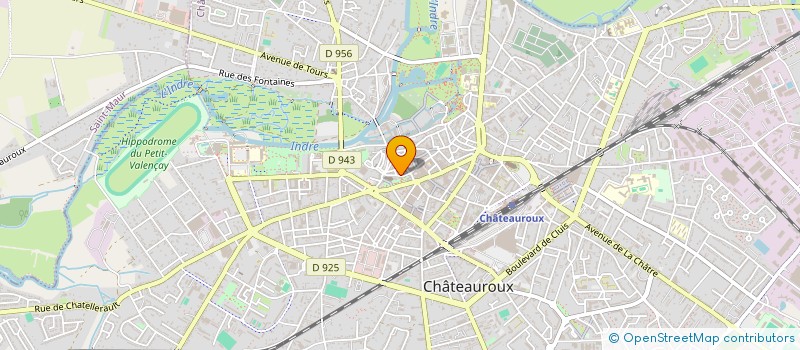 localisation de l'entreprise HOZANA à CHATEAUROUX