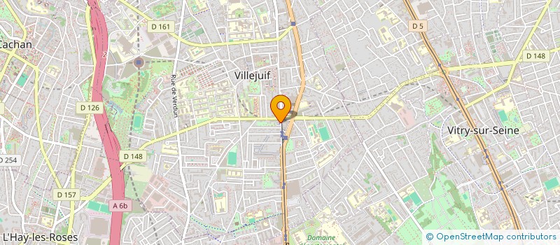 localisation de l'entreprise HOZE à VILLEJUIF