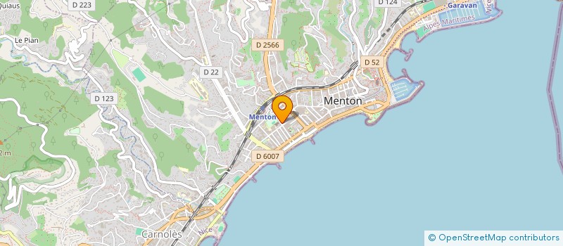 localisation de l'entreprise HOZHO  MENTON