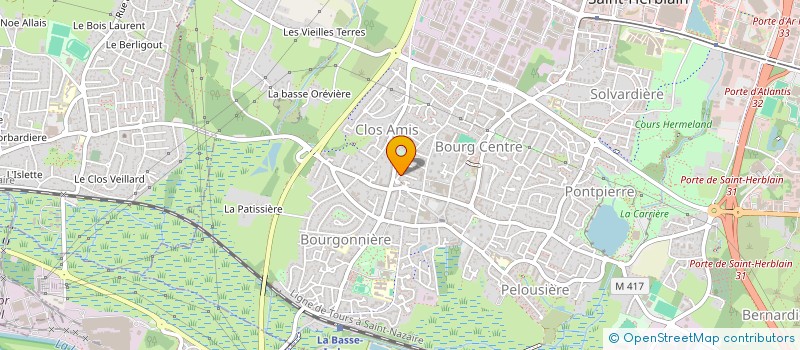 localisation de l'entreprise HOZI  ST-HERBLAIN