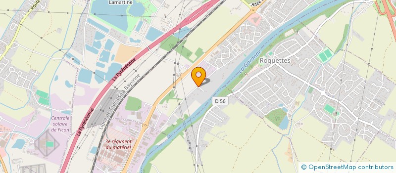 localisation de l'entreprise HOZIMMO  ROQUES