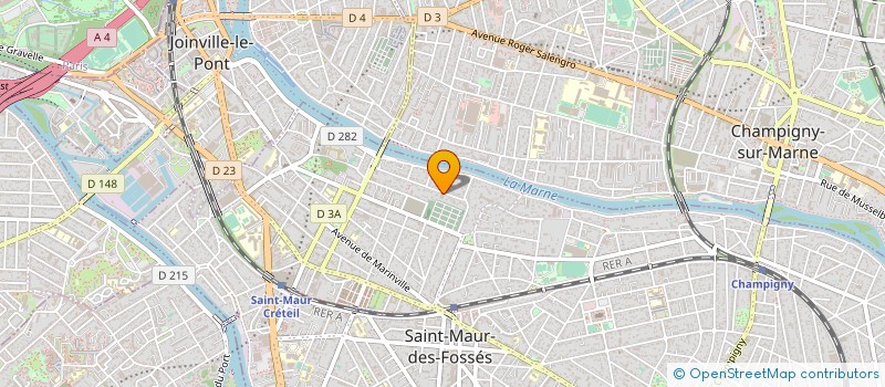 localisation de l'entreprise HOZONS à SAINT-MAUR-DES-FOSSES