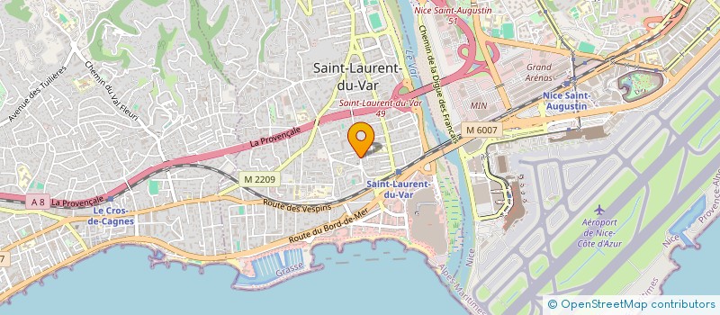 localisation de l'entreprise HP 2 I à SAINT-LAURENT-DU-VAR