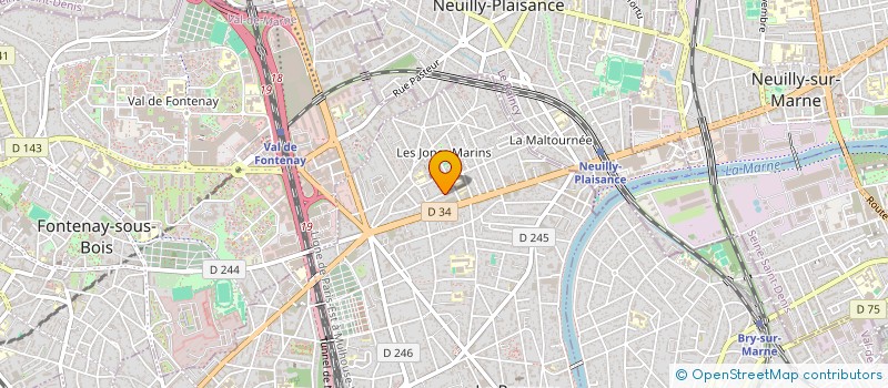 localisation de l'entreprise HP à LE PERREUX-SUR-MARNE