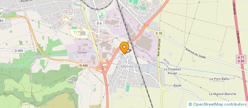 localisation de l'entreprise HP  MENETROL