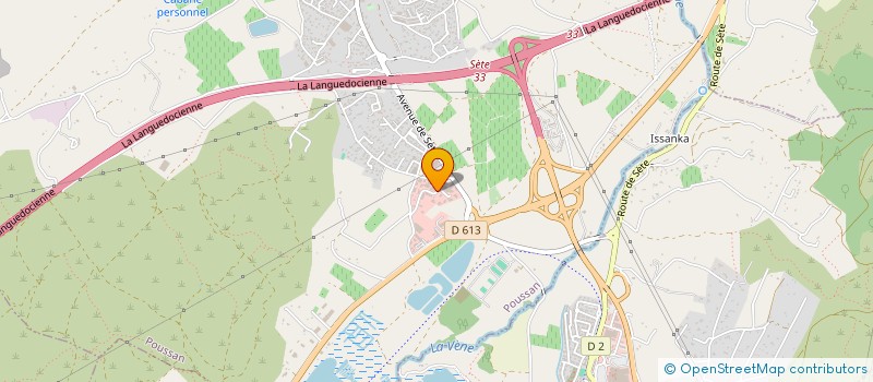 localisation de l'entreprise HP AMBULANCES  POUSSAN