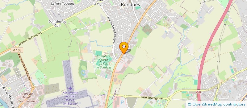 localisation de l'entreprise HP ASSOCIES  BONDUES