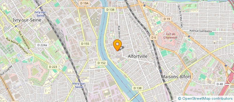 localisation de l'entreprise HP BAT à ALFORTVILLE