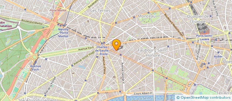localisation de l'entreprise HP CONCEPT à PARIS