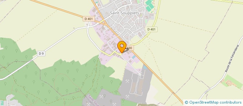 localisation de l'entreprise HP CONNECTIQUE à SAINT-SOUPPLETS