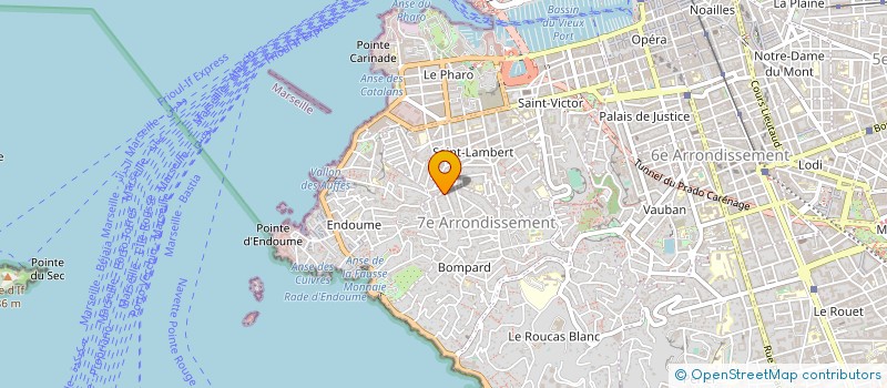 localisation de l'entreprise HP CONSEIL IMMOBILIER à MARSEILLE