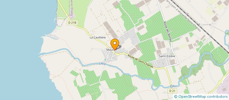 localisation de l'entreprise HP CONSTRUCTION à BERRE-L'ETANG