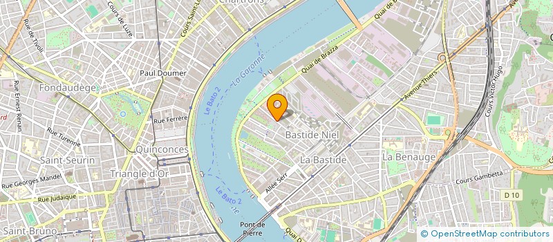 localisation de l'entreprise HP CRAFT  BORDEAUX