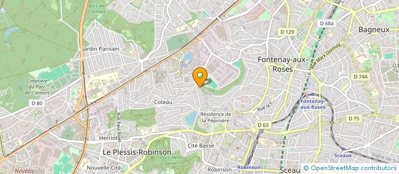 localisation de l'entreprise HP DEVELOPPEMENT  LE PLESSIS-ROBINSON