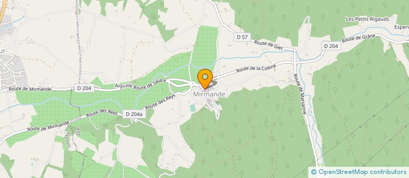localisation de l'entreprise HP DIESE  MIRMANDE