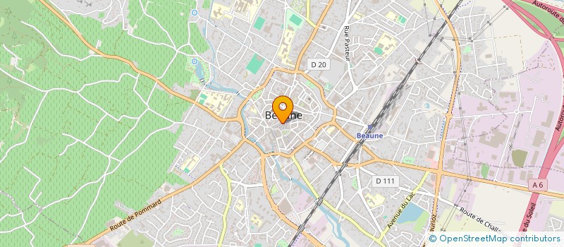 localisation de l'entreprise HP DIFFUSION à BEAUNE