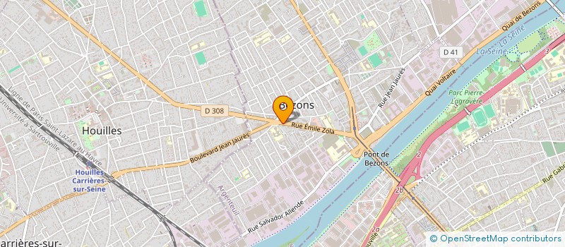 localisation de l'entreprise HP EXPERTS CONSULTING à BEZONS