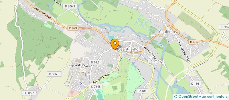 localisation de l'entreprise HP HOLDING à NOGENT-LE-ROI