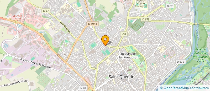 localisation de l'entreprise HP IMMO à SAINT-QUENTIN