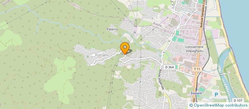 localisation de l'entreprise HP IMMOBILIER à FURIANI