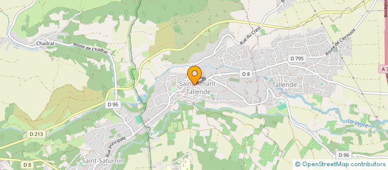 localisation de l'entreprise HP IMMOBILIER à TALLENDE