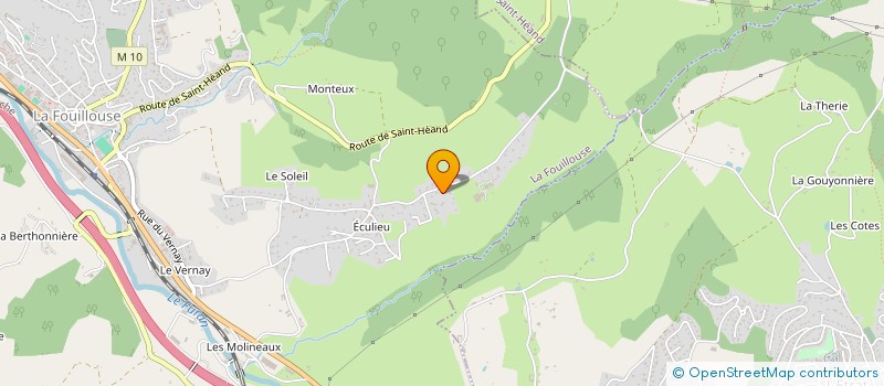 localisation de l'entreprise HP INVESTISSEMENTS 42  LA FOUILLOUSE