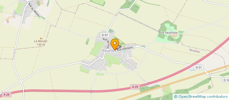 localisation de l'entreprise HP MANOEUVRE  QUEVAUVILLERS