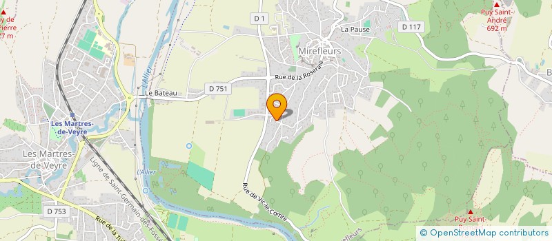 localisation de l'entreprise HP OUTILLAGE  MIREFLEURS