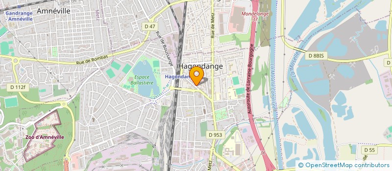 localisation de l'entreprise HP PATRIMOINE à HAGONDANGE
