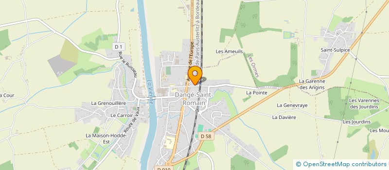 localisation de l'entreprise HP PERFORMANCE CYCLING  INGRANDES